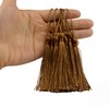 Makhry 100pcs 13cm/5 Inch Silky Floss Bookmark Tassels with 2-Inch