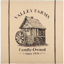 VHC Brands Valley Farms Farmhouse Mill Shower Curtain 72x72