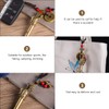 KOMBIUDA Elegant Keychain Pendant Whistle Brass Outdoor Survival Tool Dragon