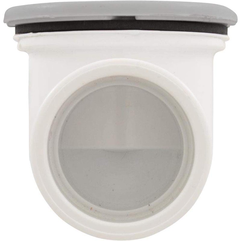 Waterway Plastics Drain Assembly, Low Profile, 3/4" Socket/1" Spg, Gray