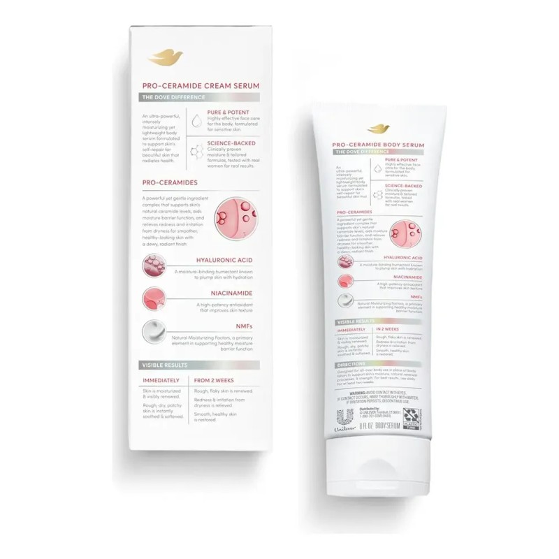 Dove Sérum Corporal Ceramida Pro Americana 226grs.