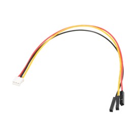 MECCANIXITY PH 2.0mm Female to 2.54mm Female Connector Adapter 3 Pins Tiny Micro Electrical Connectors with 21cm Wire Cables for Electrical Appliances Pack of 10