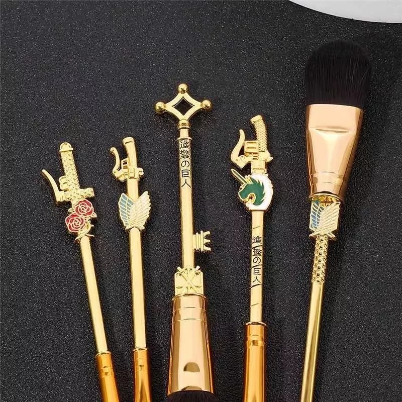Kawaii Land Set De Brochas Para Maquillaje Attack Of Titans