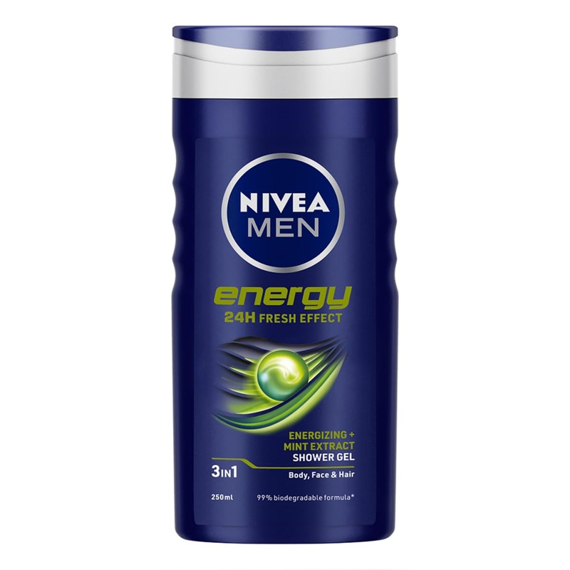 Nivea For Men Energy Shower Gel | 250ml (8.45 Fl