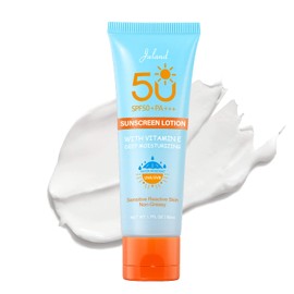 Sunscreen for Face, UV Defense Hydro Calming Sunscreen, SPF 50+, with Vitamin C, Moisturizing Daily Protection for Sensitive Skin, 1.7 Fl Oz