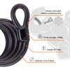 disecu® Heavy Duty Long Shackle 4 Digit Combination Lock Outdoor
