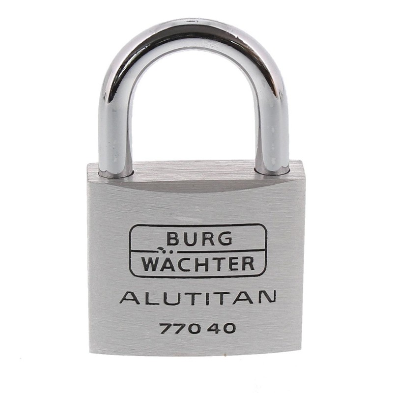 Burg-Wächter, Set of 2, 6,5 mm Shackle Padlock 4 Keys