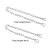 UYUYong 2PCS Bath Plug Chain Strong Chrome Link Type Bath