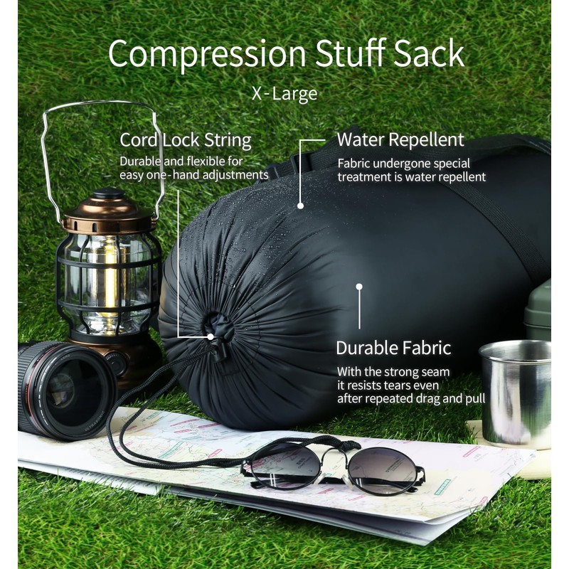 Litume Compression Stuff Sack 6L, 8.5L, 10L, 13L, 16L, Water