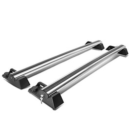 Pair Aluminum OE Style Roof Rack Top Cross Bars w/Lock & Keys Compatible with Hummer H2 03-09