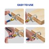 3 Pack Metal Grip Locking C Clamp, 6 inch Welding