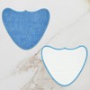 KVBUCC 2 Pieces Blue Steam Mop Pads, Mop Replacement Pads,
