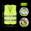 Pack of 6 Safety Vests, 360° Reflective Car Vest, Washable,