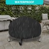 Fire Pit Cover - 85cm Firepit Covers Round Waterproof Heavy