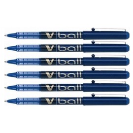 Pilot VBall VB 5 Rollerball with Metal Blade Blue