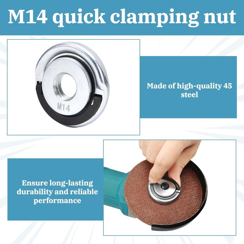 M14 Angle Grinder Quick Release Nut,M14 Quick Clamping Nuts,Angle Grinder