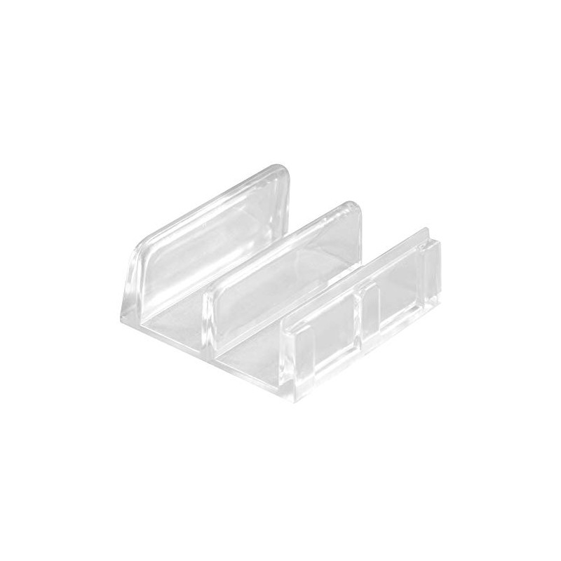 Prime-Line M 6059 Sliding Shower Door Bottom Guide, 1/2 In.