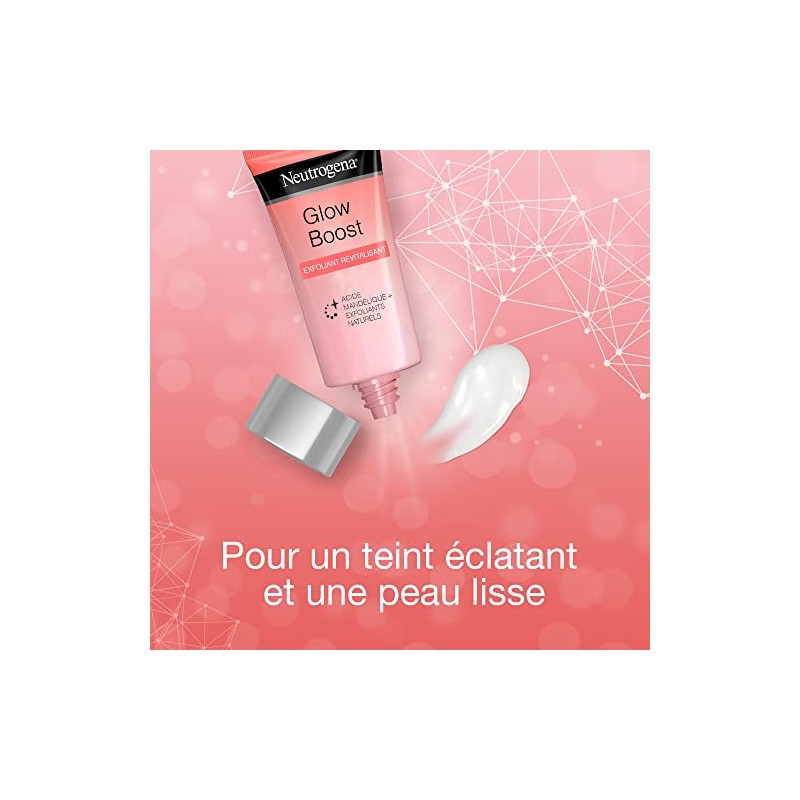 Neutrogena Glow Boost Revitalising Exfoliating Facial Scrub with Mandelic Acid