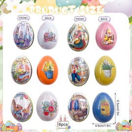 SHOWHEEL Easter Egg for Filling, Colourful Filling Eggs for Easter, Fillable Easter Eggs for Filling for Egg Hunting