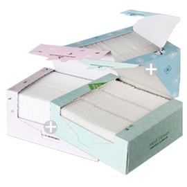 Large capacity embossed cotton pads 300 sheets / 대용량 엠보싱 화장솜 300매x3박스(총900매)순면 100% - 6.엠보싱+소프트+필링 화장솜