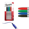 Sharpie Marcadores Permanentes, Punta Fina, Surtidos, 4 Piezas, 1825090