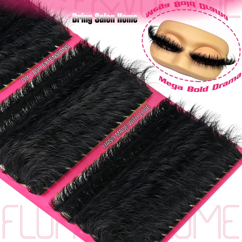 Lash Clusters (12 14 16 18 20 22mm) Volume Fake