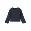 NAME IT Girls' Nmfvenja LS Loose Short Knit Jumper, Dark