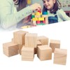 12Pcs Pine Wood Wooden Blocks, Approx. 4 X 4 X