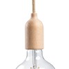 creative cables - Kit E27 Wooden Lamp Holder with Concealed