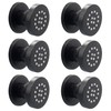 HOMEDEC 2inch Round Brass Shower Spa Massage Body Spray Wall