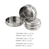 Mipcase 1 Set Outdoor Camping Cookware Portable Stainless Steel Kitchen