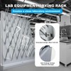 YTFLOT Lab Drying Rack 52 Pegs Laboratory Cabinets Glass Drying