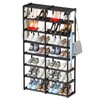 SUFAUY 8 Tier Metal Shoe Rack 40 Pairs, Large Capacity