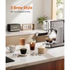 Espresso Machine 20 Bar,Compact Espresso Machine with Milk Frother,Stainless Steel