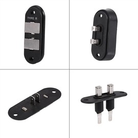Joyzan Sliding Door Contact Switch, Car Lock Switch Side Central Locking Button Alarm Motors Systems Actuator Mounted Auto Van Kits Magnetic Latch Connector Truck Jamb Switches Transit Accessories