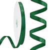 Rilisili Forest Green Satin Ribbon 3/8 Inch 50 Yards Double
