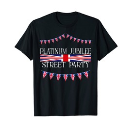 Platinum Jubilee, Street Party, Union Jack Bunting T-Shirt