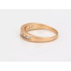 Dtup Anillo De Compromiso Chapado En Oro De 18k Churumbela