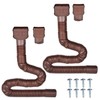 7ft Long Gutter Downspout Extensions, Outer diameter 3" Gutter Extensions