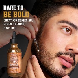 Viking Revolution - Beard Oil - All Natural Variety Beard Oil For Men With Argan & Jojoba Oils - Softens, Smooths & Strengthens - Gifts For Men - Cedar & Pine - 30 ml