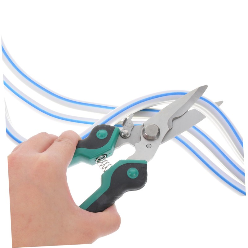 SHINEOFI 1Pc Light Green Cutter Durable Scissor with Slip Handle