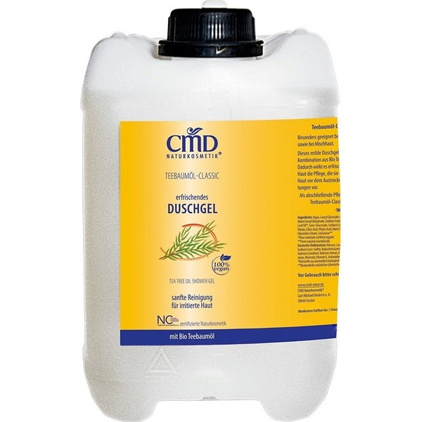 CMD Naturkosmetik Tea Tree Oil Shower Gel - Bulk Container, 2,50 l