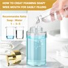 RYTOXILO Foaming Soap Dispenser, 10 oz/300ml Gold Soap Dispenser, 2