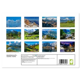 BAVARIAN ALPS - SCENIC VIEWS (Monthly Wall Calendar 2026 11.7" x 16.5" (open)), CALVENDO 14 Month Calendar