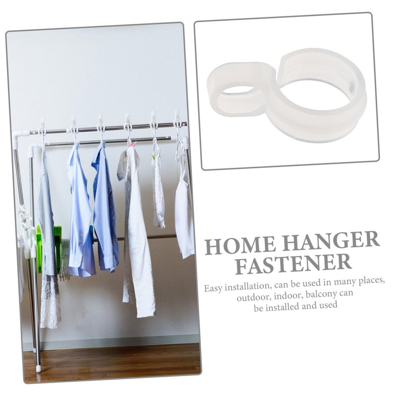 Levemolo 60pcs Wind Buckle Household Fixed Button Clothes Hanger Fixing