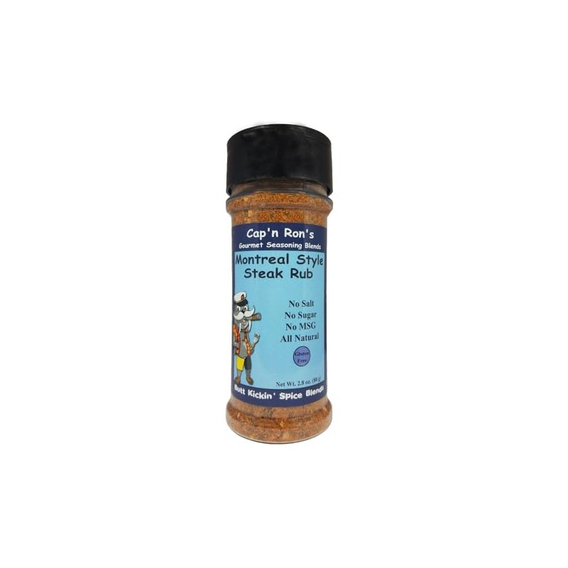 Cap'n Ron's Montreal Style Steak Rub, 2.6 Ounce (Pack of