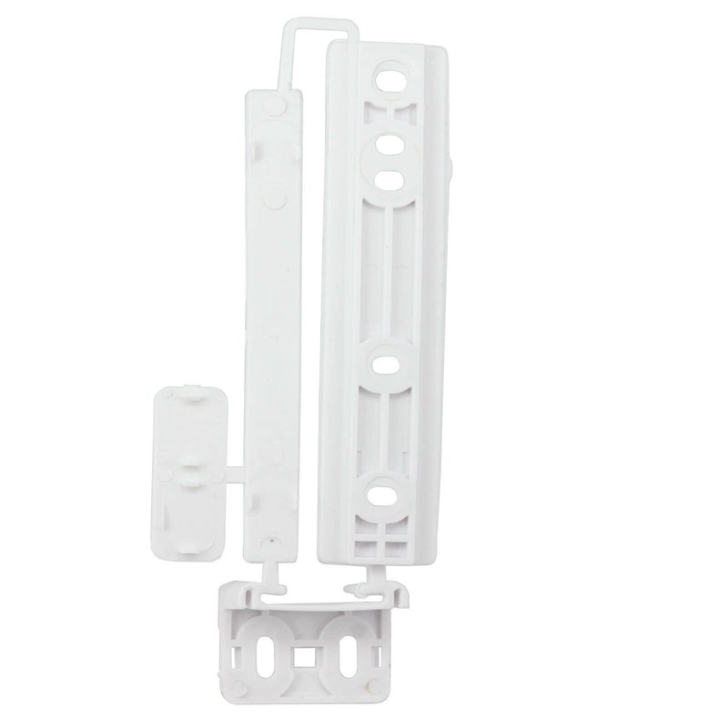 SPARES2GO Door Plastic Mounting Bracket Fixing Slide Kit Compatible with
