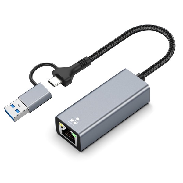 USB C to Ethernet Adapter, USB 3.0 to Ethernet Adapter,