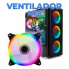 EGTMA Ventilador Gamer Con Luz Led Rgb Para Cpu
