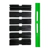 Cawila Academy Square, Set of 6, Red, One Size